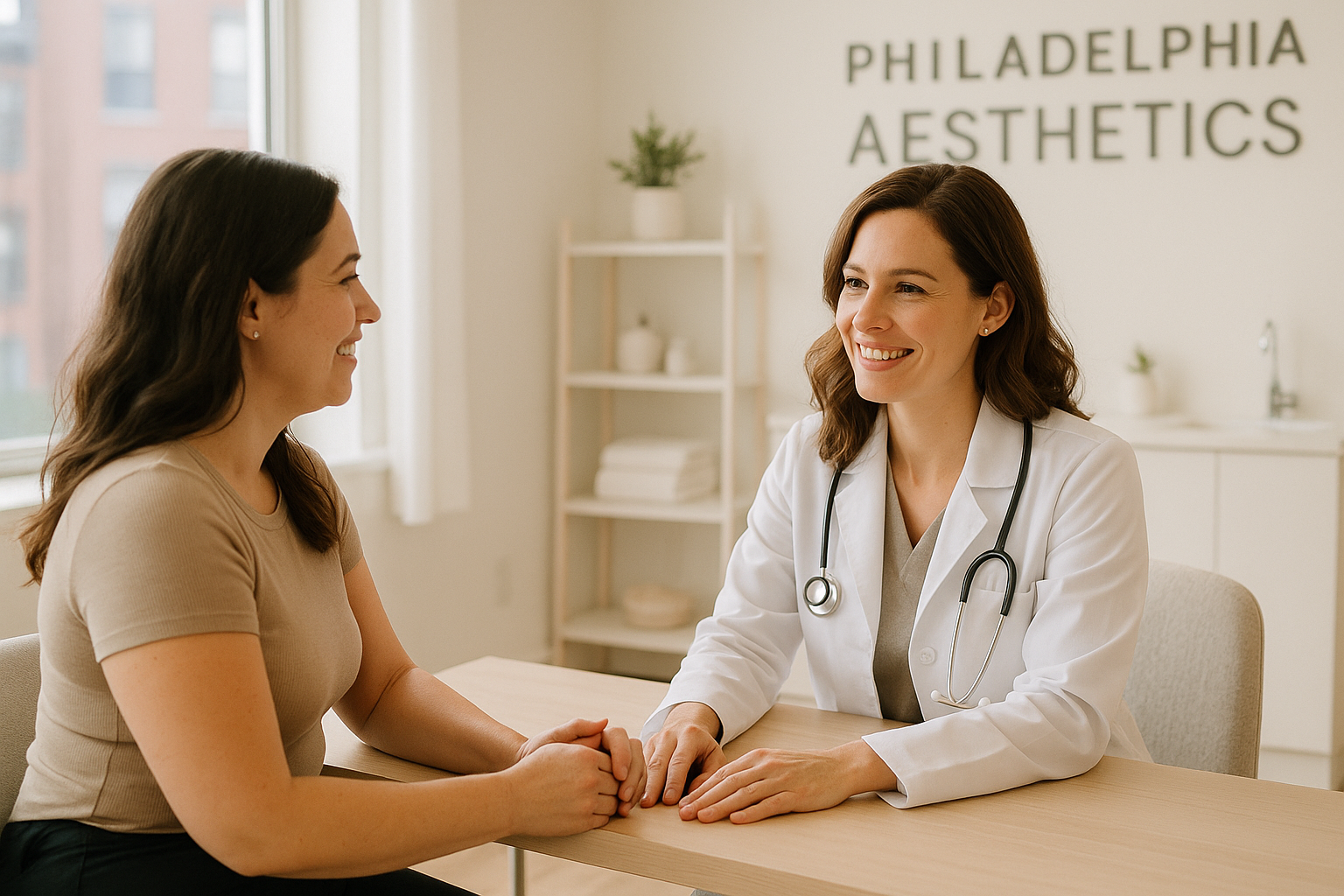 Doctor consultation at Avellina Aesthetics medical weight loss Philadelphia